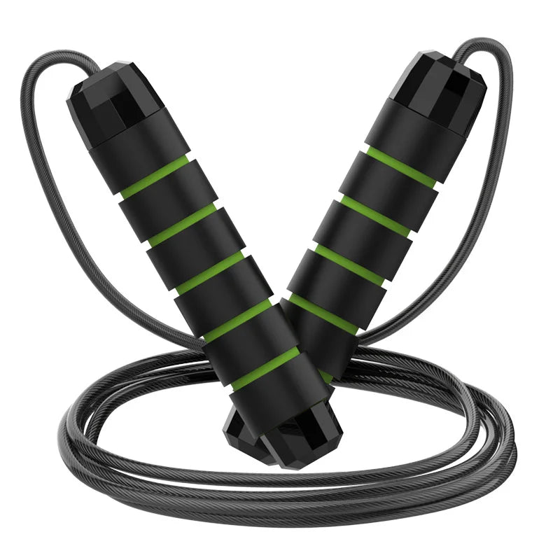 Jump Rope with Tangle-Free Steel Wire